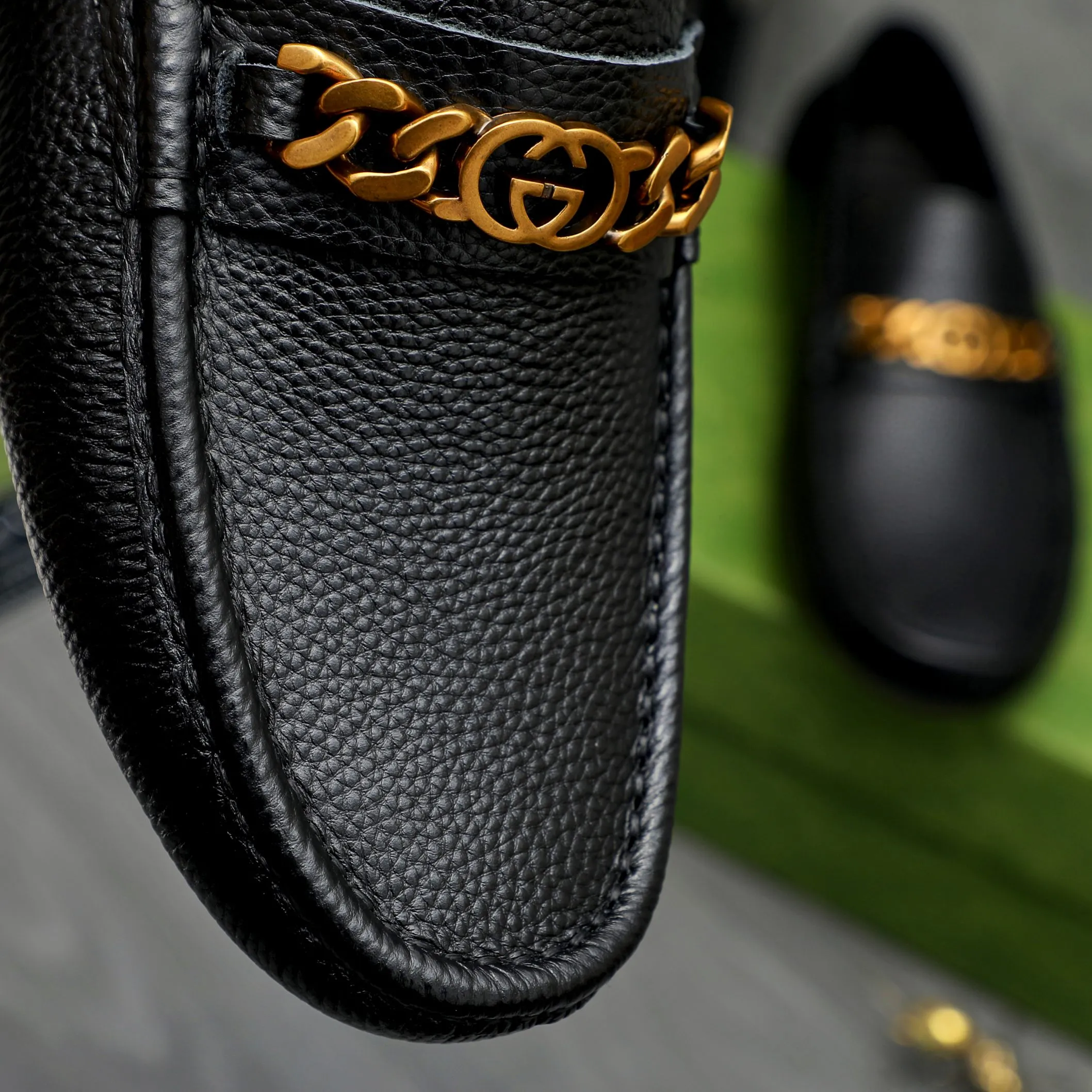 Men's shoes 💰p420 Product trademark: GUCCI (Gucci) casual slip-on men's shoes Regular size: 38-44 Product materials: Selected pebbled cowhide upper, sheepskin lining, rubber outsole